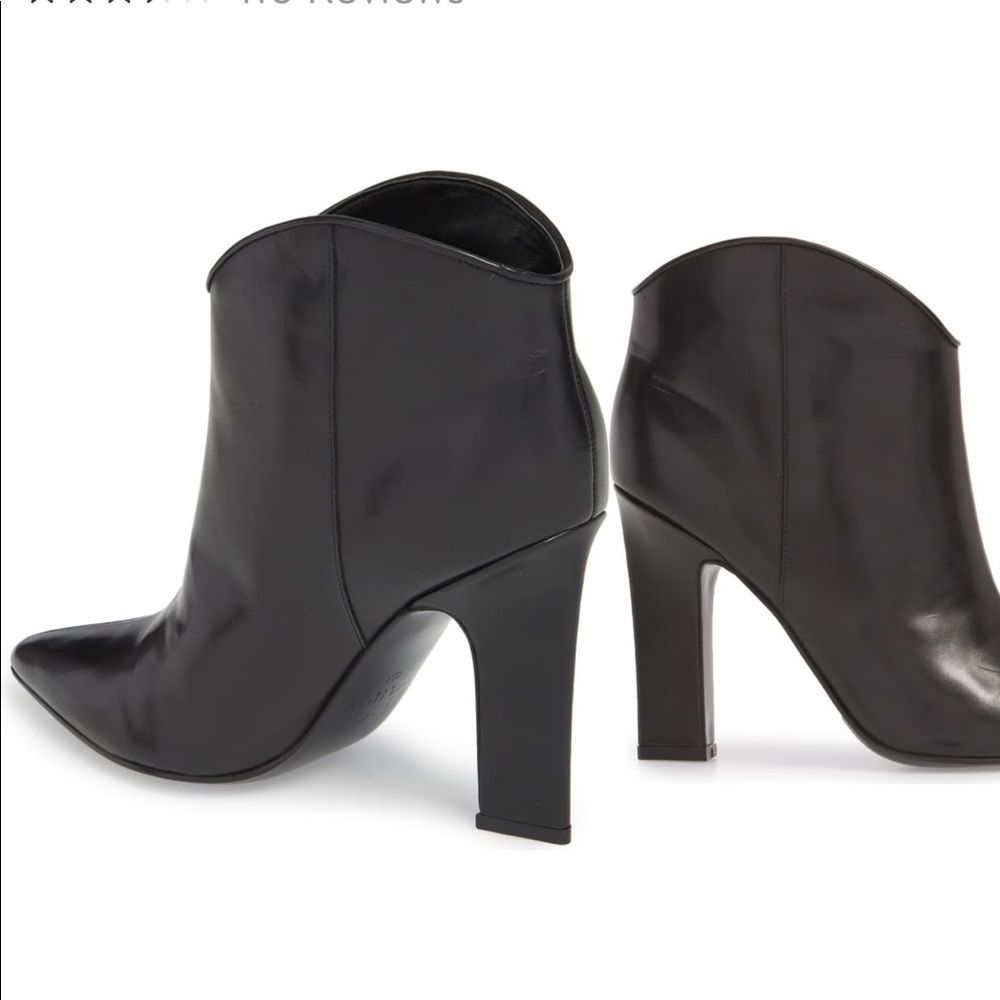 MARC FISHER LTD. LEATHER ANKLE BOOTIES. BNWT 9.5